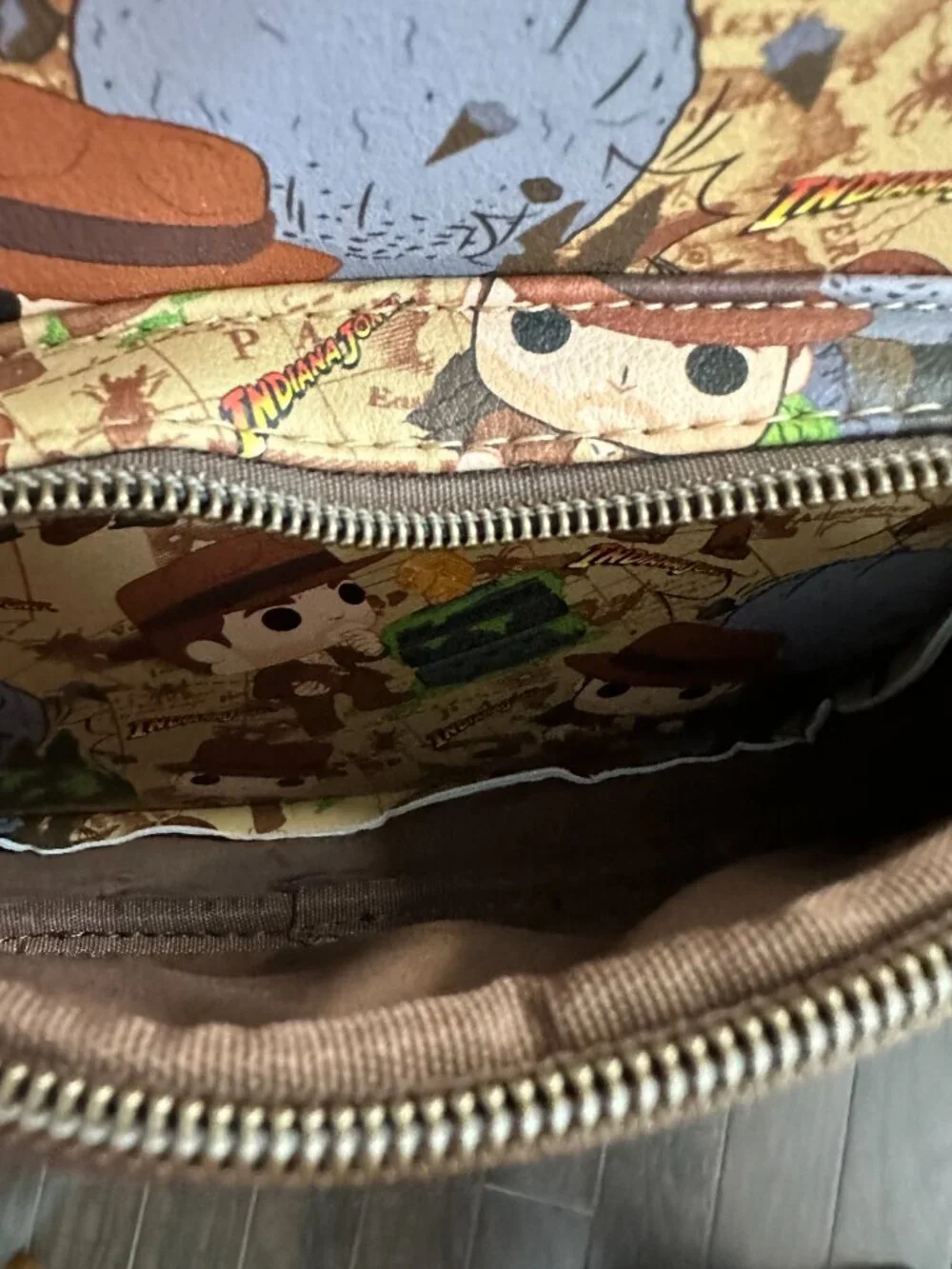 Indiana Jones Funko Pop Adventure Map Print Mini Backpack *NWT*
